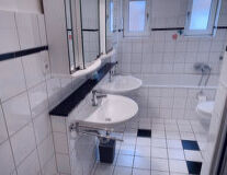 a public restroom